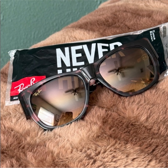 RAY-BAN Nomad Collector Drops Limited Sunglasses - Pink Havana NEW - Picture 10 of 15